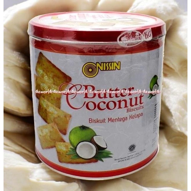 

Nissin Butter Coconut Biscuit 345gr Biskuit Mentega Kelapa Kaleng