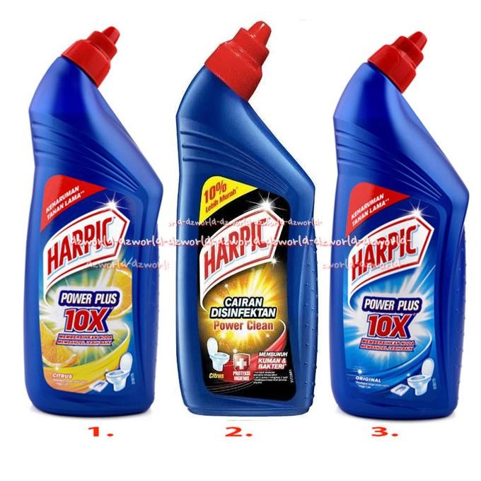 

Harpic 750ml Power Plus 10x Penghancur Kerak Citrus Original Harpik