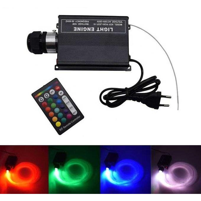 Mesin Lampu Hias Plafon Fiber Optik Cahaya Serat Optik 16W RGBW