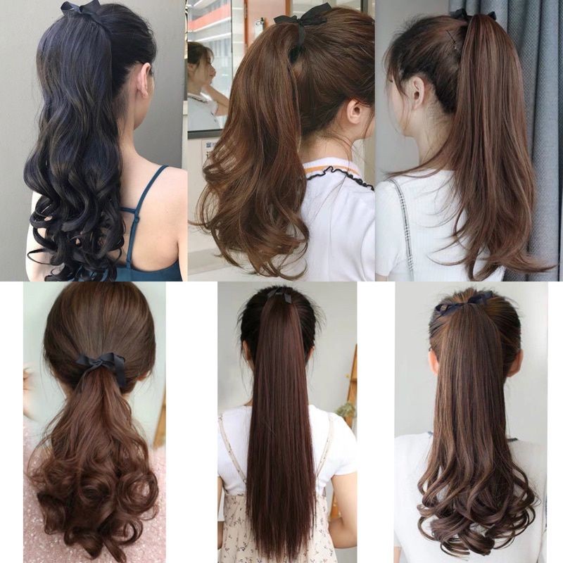 Ponytail Ikat Korea / Ponytail Pita Ponytail Kuncir Belakang