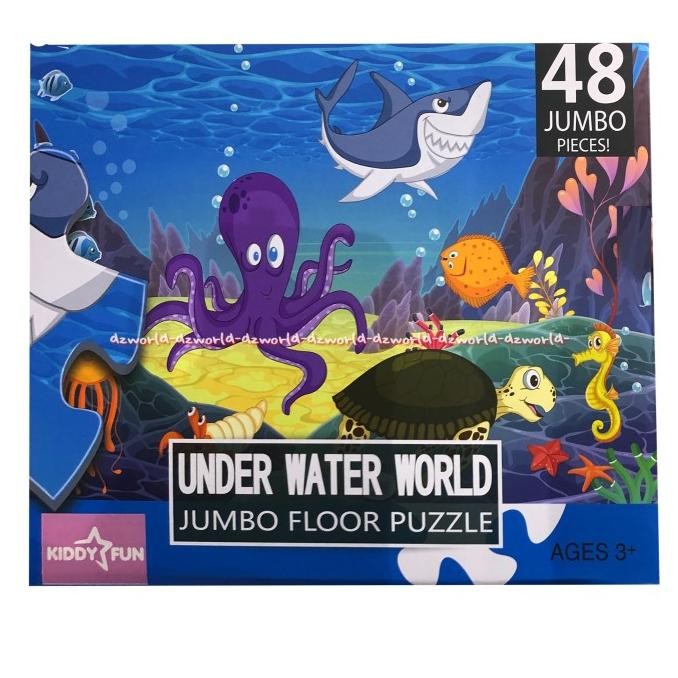 

Kiddy Fun Under Water World Jumbo Floor Puzzle 48pcs Mainan Pazel