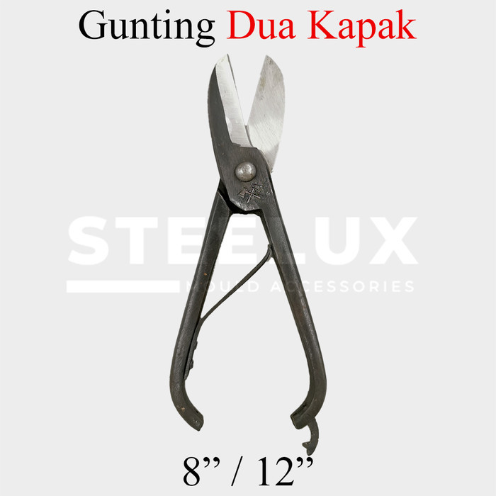 

Gunting Seng Plat Two Axe Brand 200/300 mm 8"/12" Inch Inci Tang Plate Scissor Dua Kapak