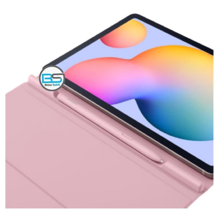 TERMURAH - SAMSUNG TAB S6 LITE 2022 FLIP CASE BOOK COVER SAMSUNG WITH SLOT PEN