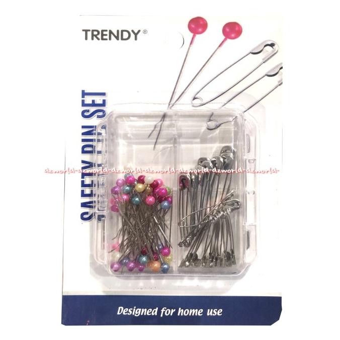 

Trendy Safety Pin Set Peniti 1 set Dengan Jarum Pentul