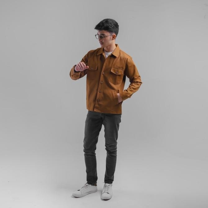 Sale Ineat Zaku Trucker Jacket Outerwear Caramel