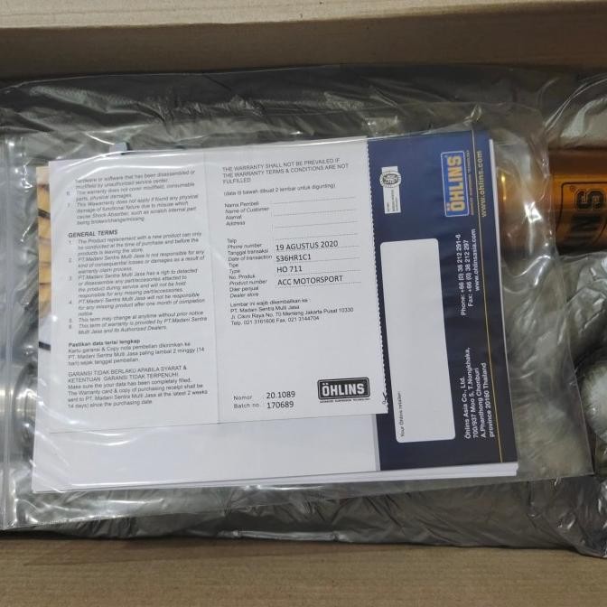 Shock Ohlins HO 711 CBR 150 NINJA 150