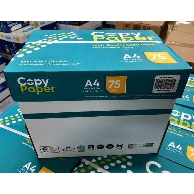 

BEBAS ONGKIR - Hvs Putih A4 75 gr Copy Paper ( CPB )