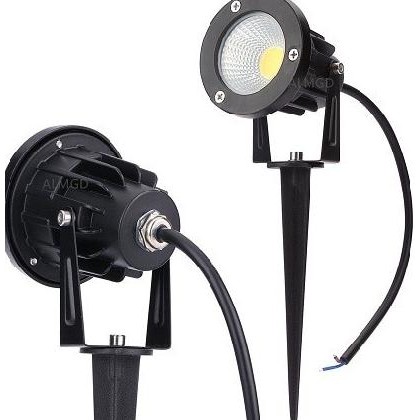 Lampu Sorot Taman Tancap Led Cob 7W 220V Henseki (White & Warm White)