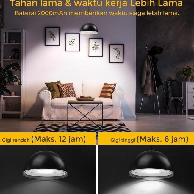 Hyderson Lampu Taman Tenaga Surya Light Led Solar Dinding Tahan Air