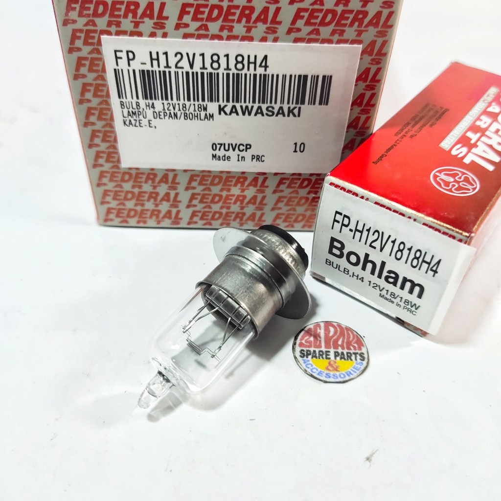Bohlam lampu depan halogen 12V 18W Original Supra X125 Kaze Limited Item Barang Langka Spare Part Mo
