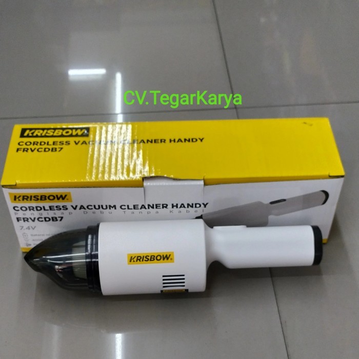 TERLARISSS KRISBOW VACUM CLEANER PORTABLE CORDLESS VACUM CLEANER TANPA KABEL 7.4V