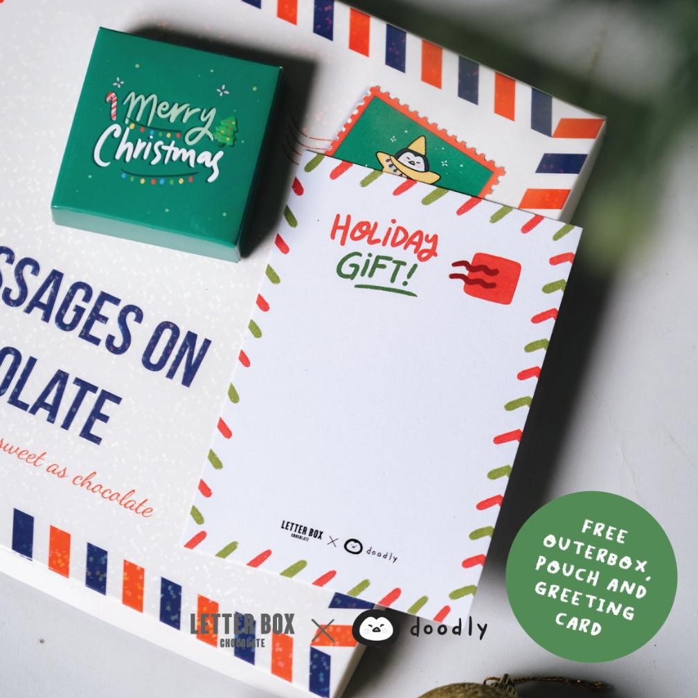 

Bisa Cod Letter Box - Hadiah Natal Hocolate Christmas 3X3 Asli