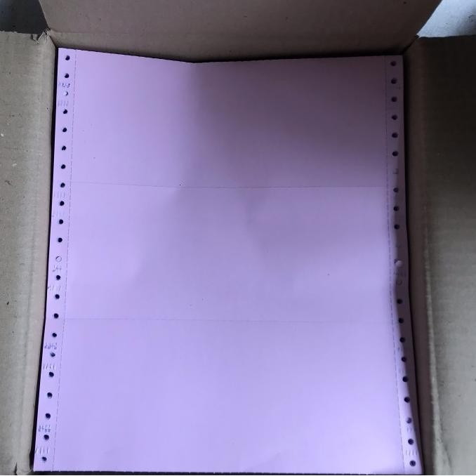 

paper print continuous form 9.5 x 11/3 2 ply BAGI 3 kertas continious