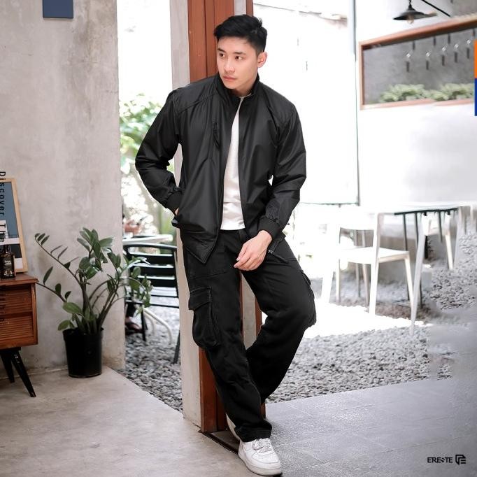 Sale Ereste269 Jaket Pria Parasut Waterproof Ghost