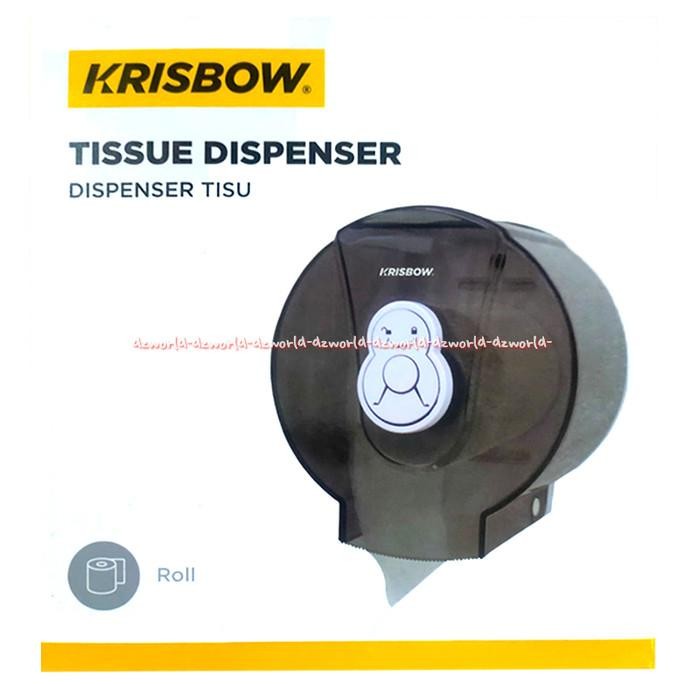 

Krisbow Paper Dispenser Tempat Alat Roll Tissue Toilet Tempat Tisu Rol