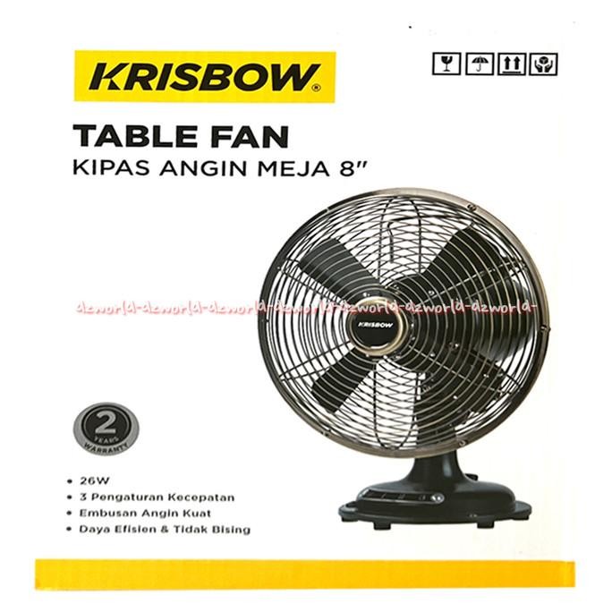 

Krisbow Table Fan Vintage Kipas Angin Meja Ukuran 8 Inch Daya 35 Watt