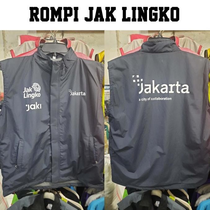 Promo Vest Rompi Jakarta Kota Kolaborasi Warna Biru Dongker