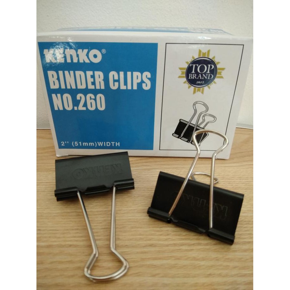 

Best Seller Binder clip 260 / penjepit kertas/penjepit nota/clip kertas