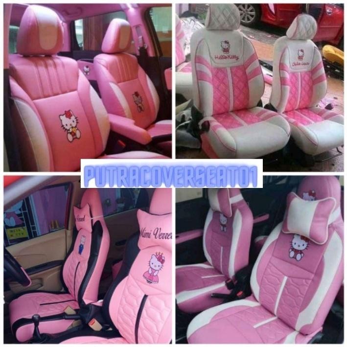 Sarung Jok Mobil Karakter Logo Mobil 3 Baris Calya, Sigra, Mobillio, Avanza, Rush Dll