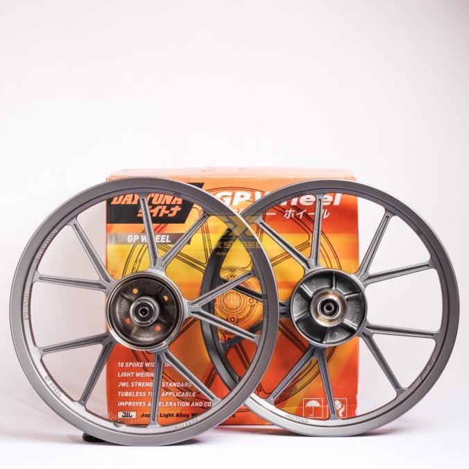 Velg Daytona Gp Wheel Yamaha Tromol Rxking Ninja F1 Jupiter 125Z Grey Disc 1 Dt-Gpw-5000-G Original