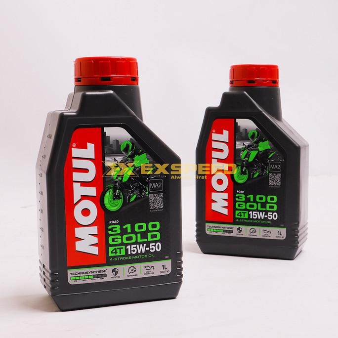 Oli Motul 3100 Gold 4T 15W50 15W 50 15 50 W 1L Original