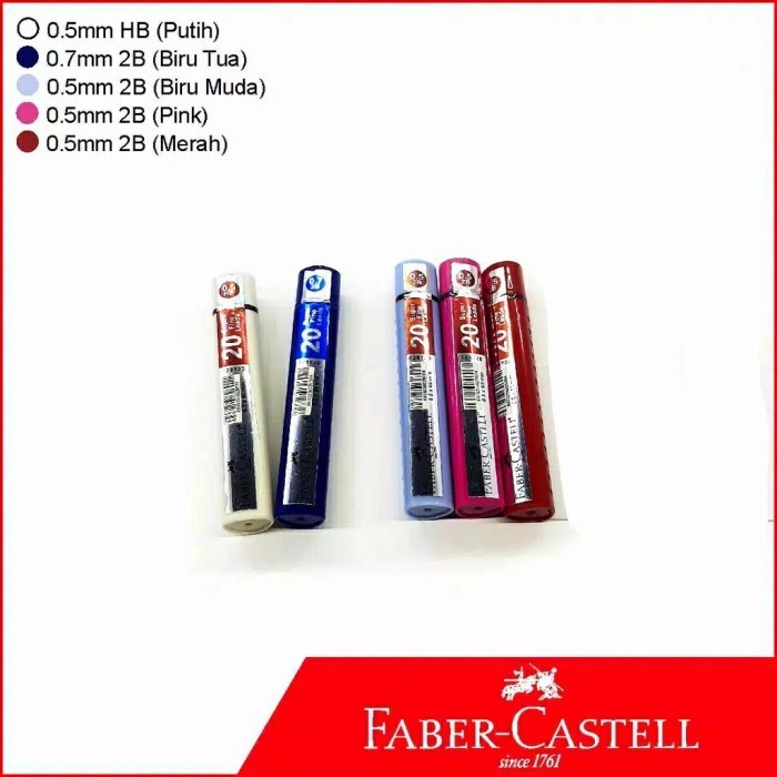 

GN234 Faber Castell Lead Superfine Grip 2B 0.5 / Isi Pensil Mekanik 0,5 FREE ONGKIR