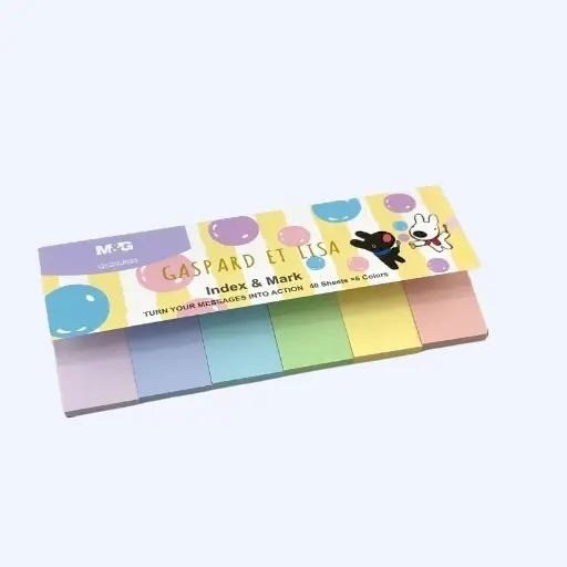 

IS752 M&G STICKY NOTE FLAG / INDEX MARK 6 COLORS / MEMO STICKY PASTEL QS26U693 STOK TERBATAS