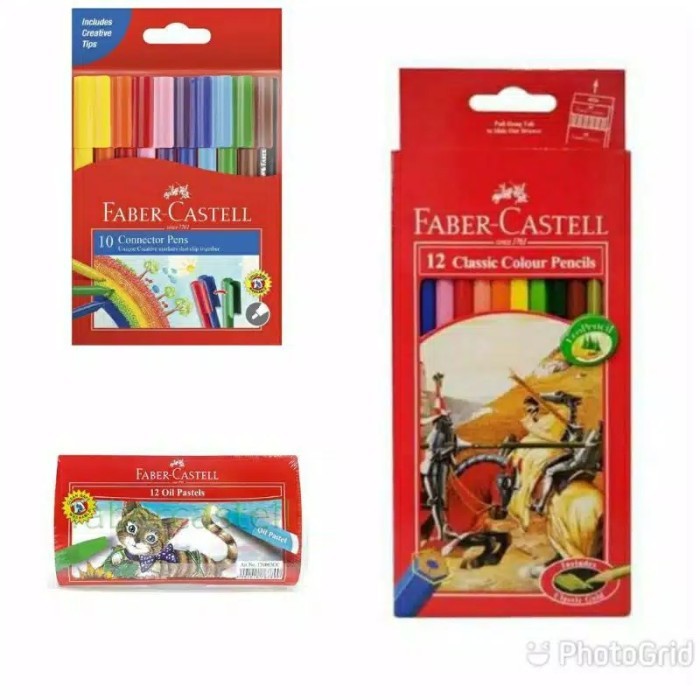 

WN195 Paket Bundling Connector pen 10 + Crayon 12 + Pensil warna 12 L SALE