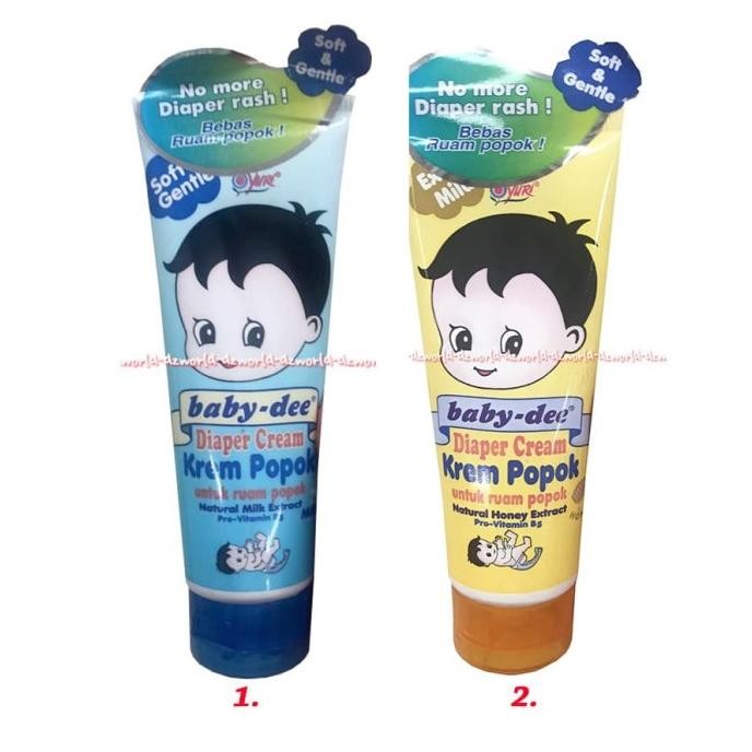 

Baby Dee Dee Diaper Cream Krim Popok Natural Honey 100gr Dee-dee
