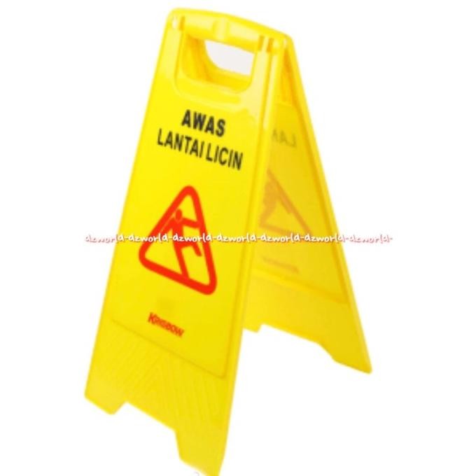 

Krisbow Floor Sign Awas Lantai Licin Warna Kuning