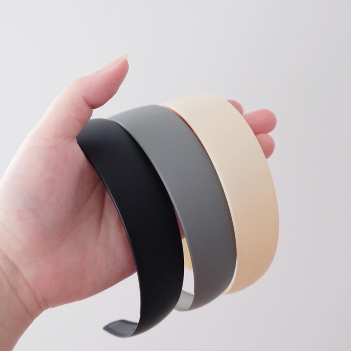 Bando Polos Dusty (3 Cm) - Bando Fashion Bando Lebar Elastis Korea
