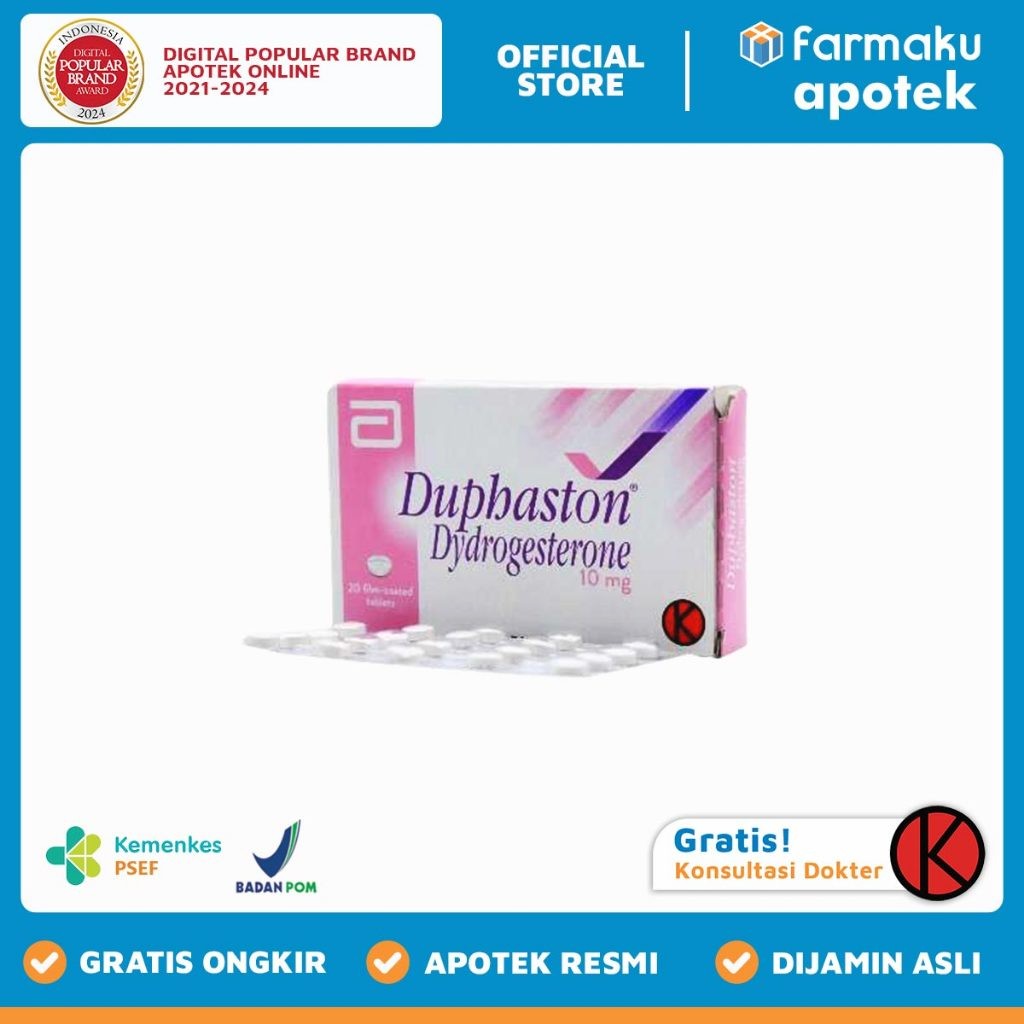 Duphaston 10 mg Blister 20 tablet salut selaput - KGS