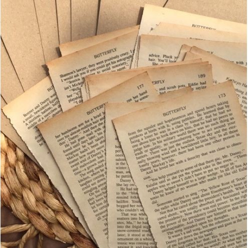 

AL501 Vintage Old Paper Jurnal - Kertas Journal Gaya Vintage (20pcs) DISKON