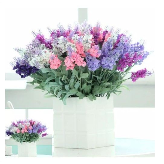 

ED374 Artificial Flowert - Silk Lavender Flower (10 head) GRATIS ONGKIR