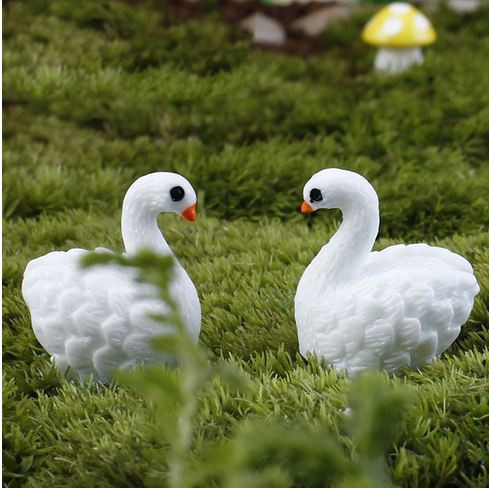 

EJ230 Miniatures - Terrariums - Fairy Garden - Animal_Swan Couple (2pcs) GRATIS ONGKIR