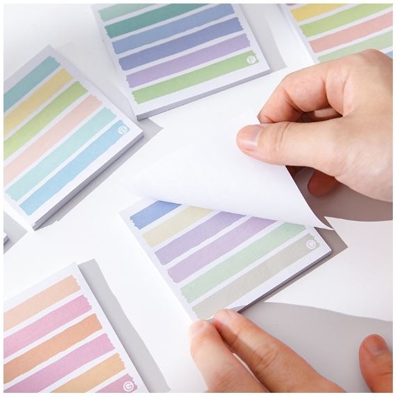 

DO525 Colorful Morandi Line Sticky Notes (50 sheet) PROMO