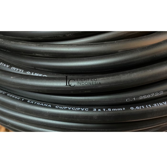 FREE ONGKIR Kabel NYY 3x1.5mm eceran per meter