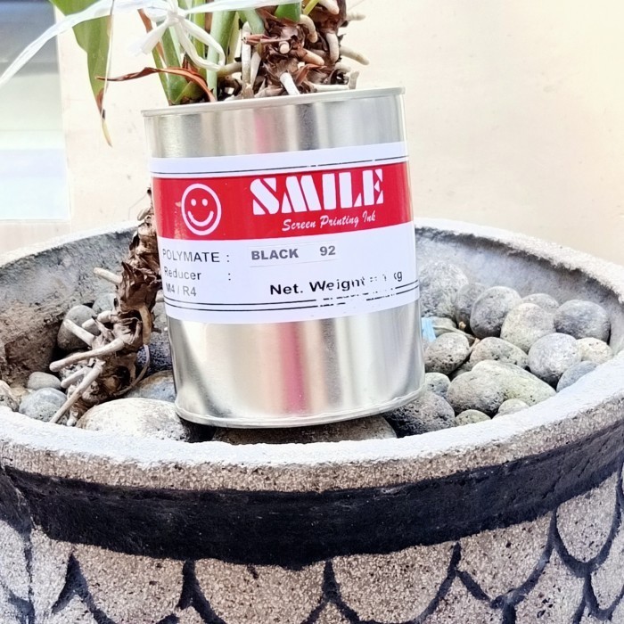 

Ad155 [Black 92] Tinta/Cat Sablon Plastik SMILE POLYMATE