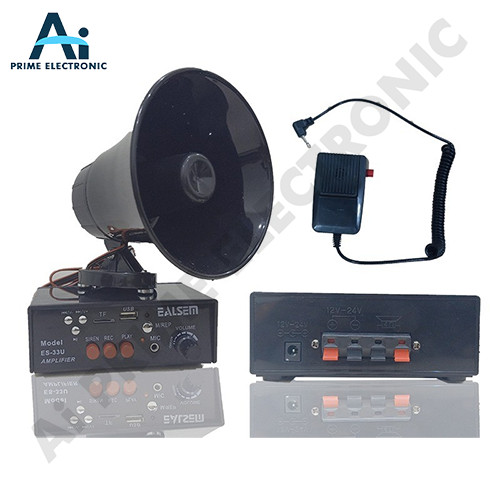 ORIGINAL EALSEM ES 33U Megaphone Toa Mini Pengeras Suara Horn Speaker Corong