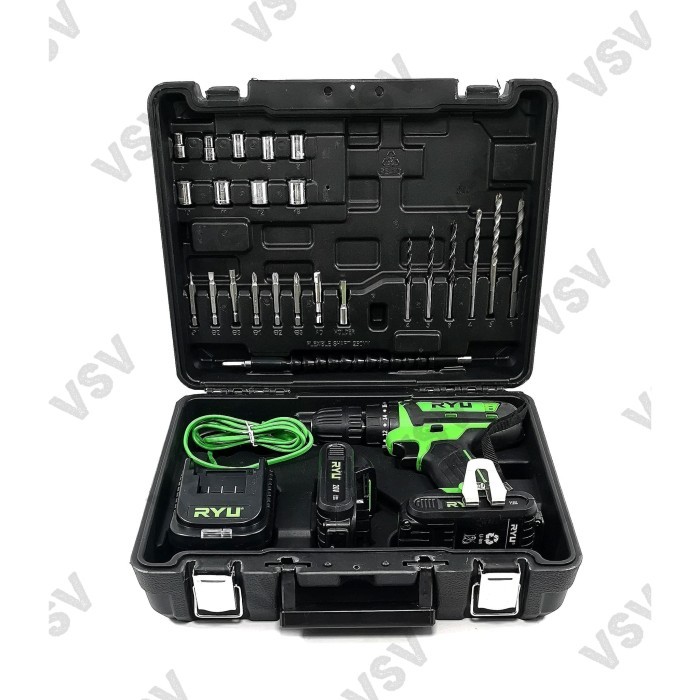 Ready RYU RCI20V Cordless Impact Drill 20 Volt Mesin Bor Cordless RYU