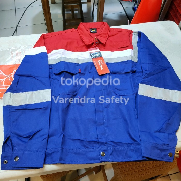 Wearpa Atasan lengan panjang Nomex Pertamina / Baju Safety Nomex