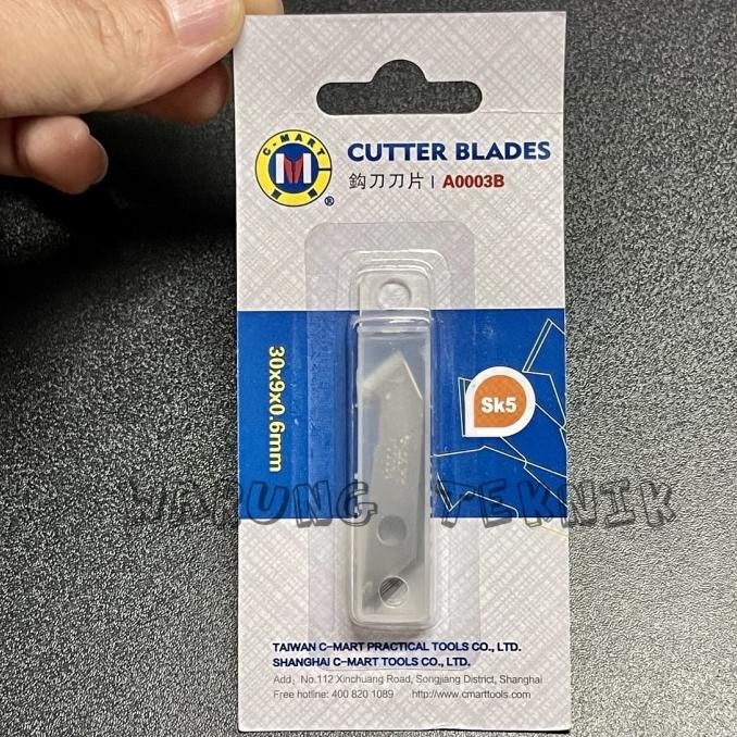 

C-Mart 5 Pcs Refill Cutter Blade - Cutter Acrylic - Isi Pisau Akrilik Restock!