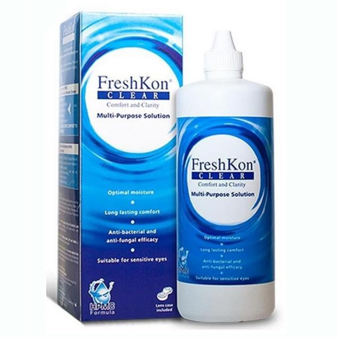 

Freshkon Clear Multi Purpose Solution Lens Case Cairan Pembersih