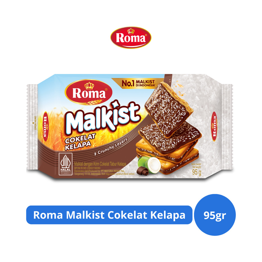 

Roma Malkist Cokelat Kelapa 95gr