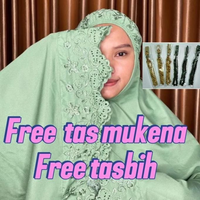 MUKENA DEWASA KHADIJAH MOTIF BARU TERATAI