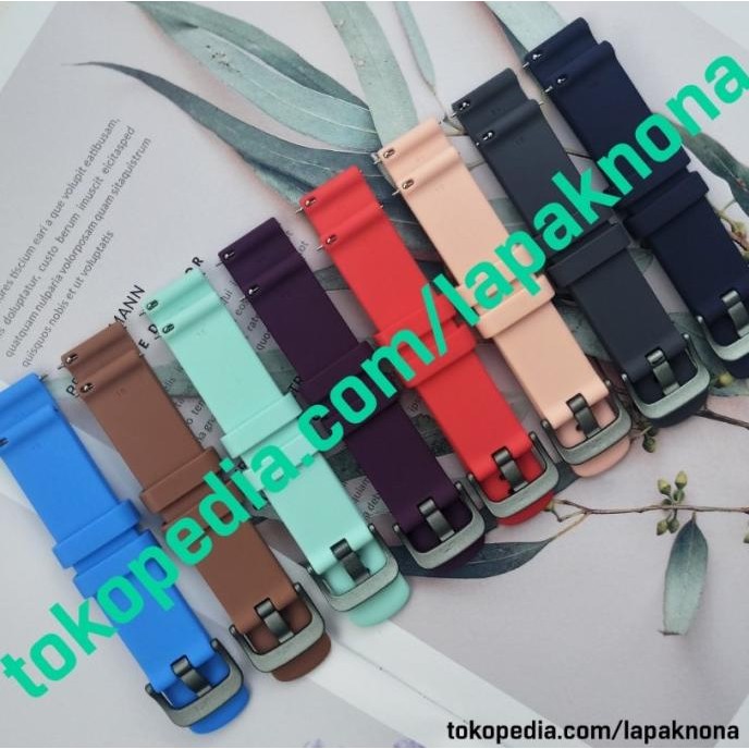 18MM SILICONE SPORT STRAP FOSSIL SPORT GEN 4 SIZE 41MM WOMAN JAM TALI