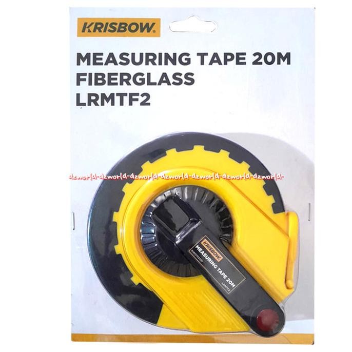 

Krisbow Fiberglass Measuring Tape 20M Alat Meteran Plastik 20 Meter