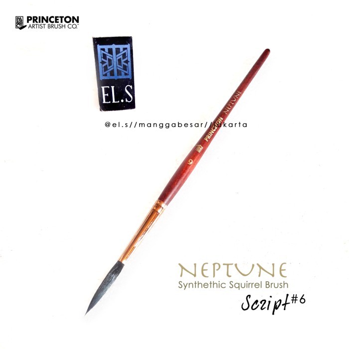 

TERBARU - Princeton Neptune Brush Script Liner 6 ( Kuas Lukis )