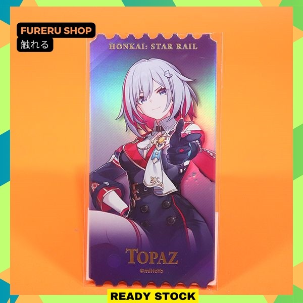 Honkai: Star Rail Topaz Mini Laser Ticket (15cm)