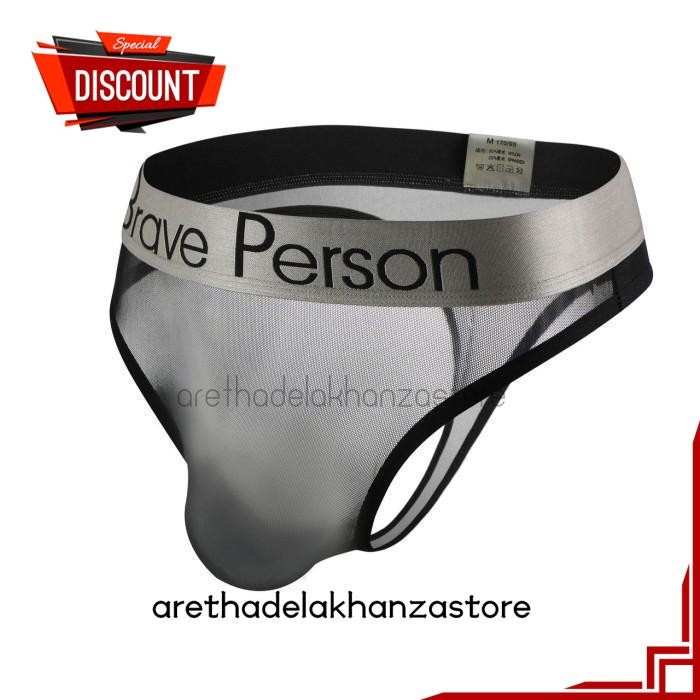 CELANA DALAM PRIA BIKINI THONG TRANSPARAN 6 WARNA BRAVE PERSON ONGKIR NOL BY ARETHA DELA KHANZA STOR